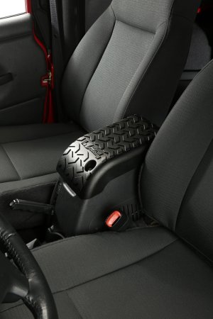 Jeep Wrangler Center Console Cover - Rugged Ridge - All Terrain - Black - `02-`06